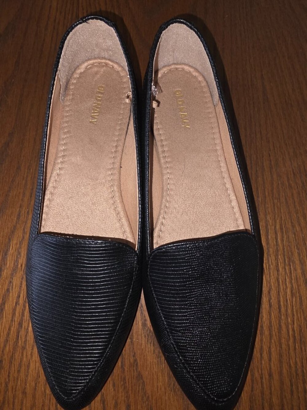 Black Pointed Dress Flats for Women (New)
